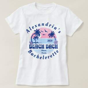 Camiseta Festa de Despedida de Solteira da Noiva na Praia