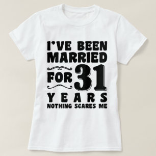 Camiseta Festa de Despedida de Solteira Depois de 31 Anos d