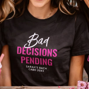Camiseta Festa de Despedida de Solteira Divertida Más Decis