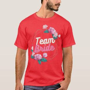 Camiseta Festa de Despedida de Solteira - Equipe Noiva flor