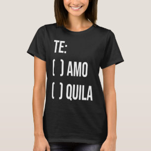 Camiseta Festa de Despedida de Solteira Jga Te Aamo Tequila