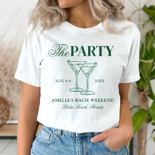 Camiseta Festa de Despedida de Solteira Martinis & Matrimôn