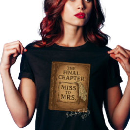 Camiseta Festa de Despedida de Solteira para Amante de Livr