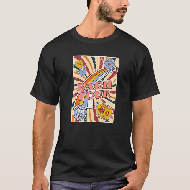 Camiseta Festa de Despedida de Solteira Retro Tema Bach dos (Frente)