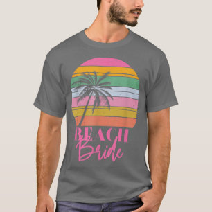 Camiseta Festa de Despedida de Solteira Retro Vintage Praia