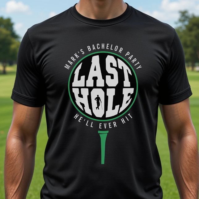 Camiseta Festa de Despedida de Solteiro de Golfe Último Bur (Criador carregado)