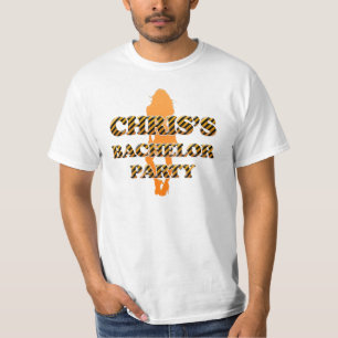 Camiseta Festa de Despedida de Solteiro do Chris