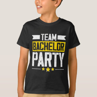 Camiseta Festa de Despedida de Solteiro do Noivo Engraçado