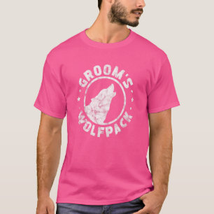 Camiseta Festa de Despedida de Solteiro do Noivo Lobo do No
