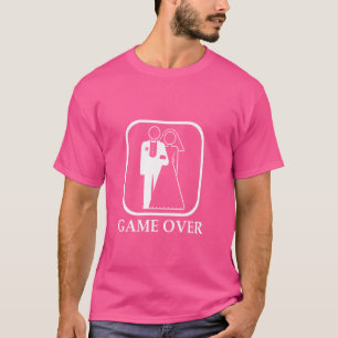 Camiseta Festa de Despedida de Solteiro Game Over