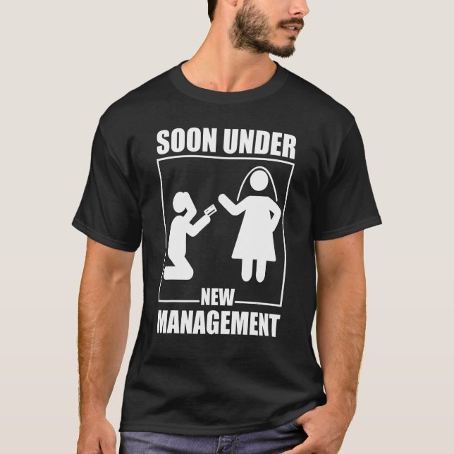 Camiseta Festa de Despedida de Solteiro Masculina Sob Nova  (Frente)
