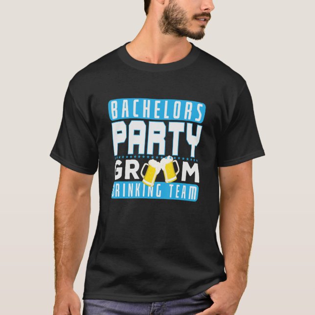 Camiseta Festa de Despedida de Solteiro Noivo (Frente)