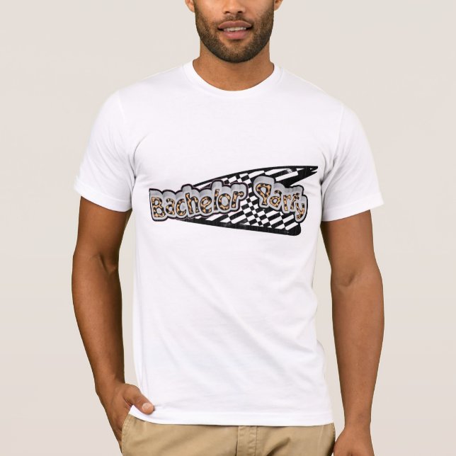 Camiseta Festa de Despedida de Solteiro Retro (Frente)