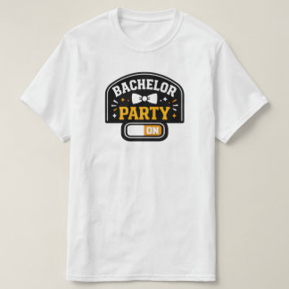 Camiseta Festa de Despedida de Solteiro – T‑Shirt Unisexo M