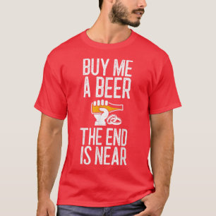 Camiseta Festa de Despedida Engraçada Me Comprem Uma Cervej