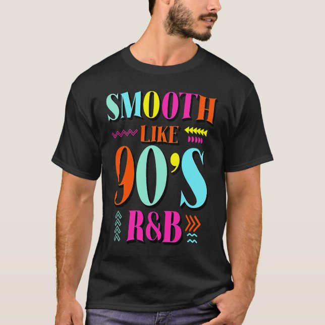 Camiseta Festa de Devolução de R&B dos anos 90 (Frente)