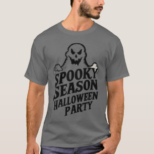 Camiseta Festa de Dia das Bruxas Bonitas da Estação Spooky,