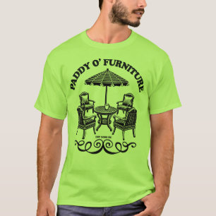 Camiseta Festa de Dia de São Patrício Engraçado do Mobiliár