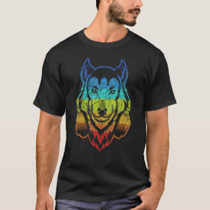 Camiseta Festa de Discjockey do Estilo Vintage do Dj Wolf 8