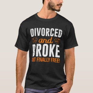 Camiseta Festa de Divorciados Divorciada Ex-Marido Homens