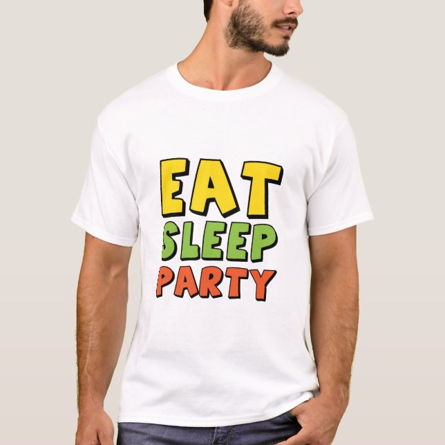 Camiseta festa de dormir (Frente)