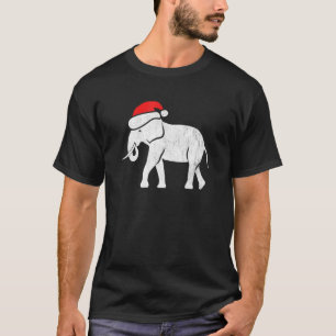Camiseta Festa de Elefantes Brancos em Descanso Natal
