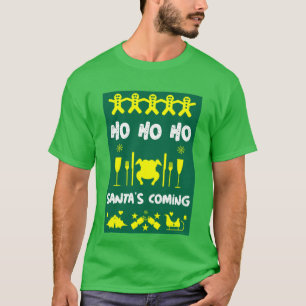 Camiseta Festa de escritório feia do xmas