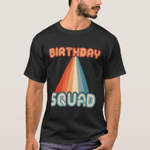 Camiseta Festa De Esquadrão De Aniversário Para Homens Grup