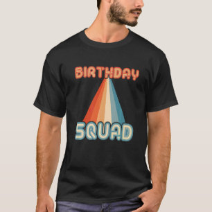 Camiseta Festa De Esquadrão De Aniversário Para Homens Grup