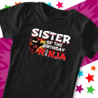 Festa de Estilo de BD Irmã de Aniversário Ninja