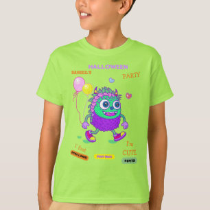 Camiseta Festa de Fantasias de Halloween Monstros diversão