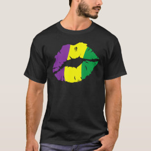 Camiseta Festa de Festas Figuras Paradas Mulheres Lábios Ma