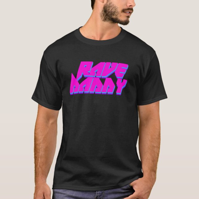 Camiseta Festa de Festival de Rave Techno Rave Daddy EDM Da (Frente)