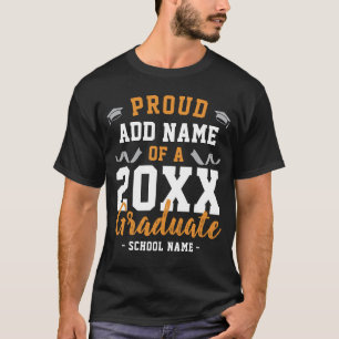 Camiseta Festa de Formatura da Turma de 2026 Parabéns Perso