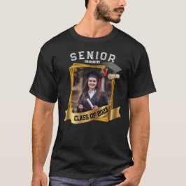 Camiseta Festa de Formatura do Ensino Médio Golden Frame Ph