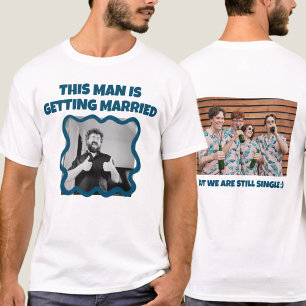 Camiseta Festa de Fotografias de Solteiro Engraçado