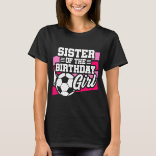 Camiseta Festa De Futebol De Futebol Infantil Irmã Da Menin