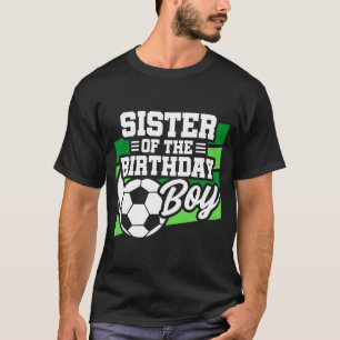 Camiseta Festa De Futebol De Futebol Infantil Irmã Do Menin