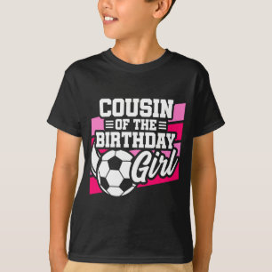 Camiseta Festa De Futebol De Futebol Infantil Prima Da Aniv