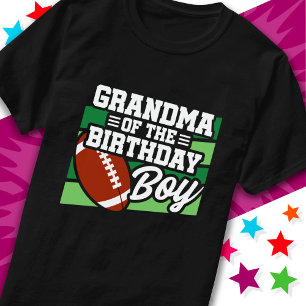 Camiseta Festa de Futebol para Crianças Avó do Aniversário