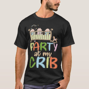 Camiseta Festa De Garoto fralda No Meu Cribo Molhado