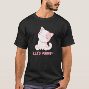 Camiseta Festa de Gato Puro de Gatinho de Gatinho