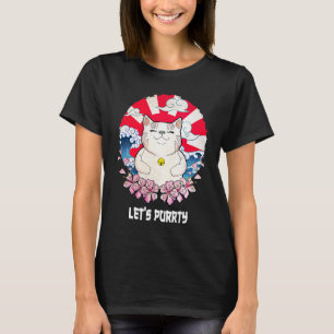 Camiseta Festa de Gato Puro de Gatinho de Gatinho