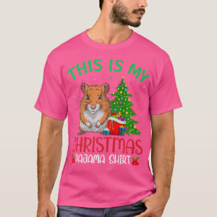 Camiseta Festa De Gerbil Ugly Xmas Este É O Meu Natal