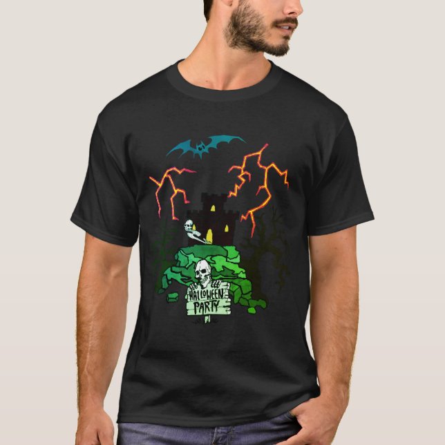 Camiseta Festa de Halloween (Frente)