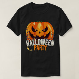 Camiseta Festa de Halloween – Desenho de Abóbora Jack-o'-La