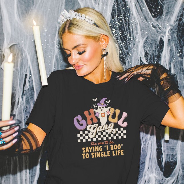 Camiseta Festa de Halloween do Gangue de Ghoul Personalizad (Criador carregado)