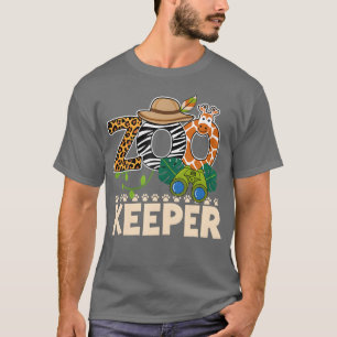 Camiseta Festa de Halloween do Guardião do Zoológico Safari