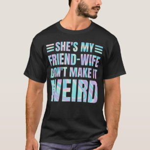 Camiseta Festa de Halloween Ela é minha amiga-mulher, gira