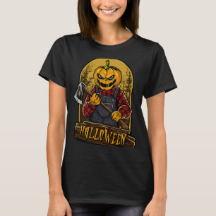Camiseta Festa de Halloween Feliz Pumpkin Gráfico Plus Tama